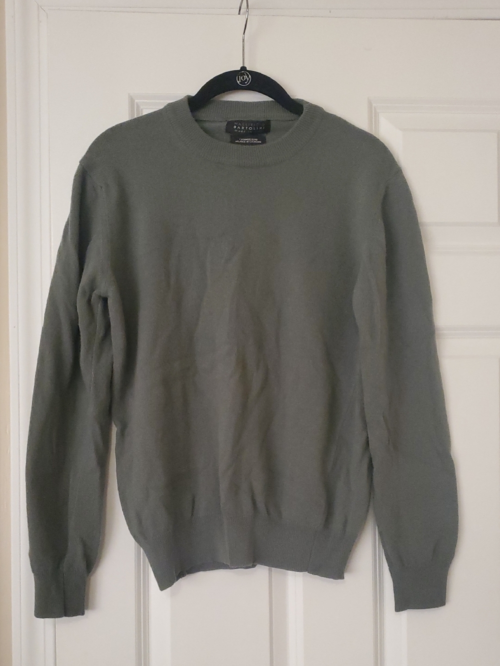 Maglificio Bartolini Olive Green Crewneck Sweater